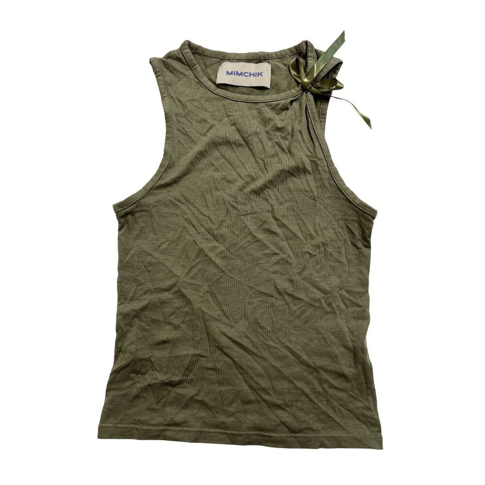 MIMCHIK Bow Tank in Sage